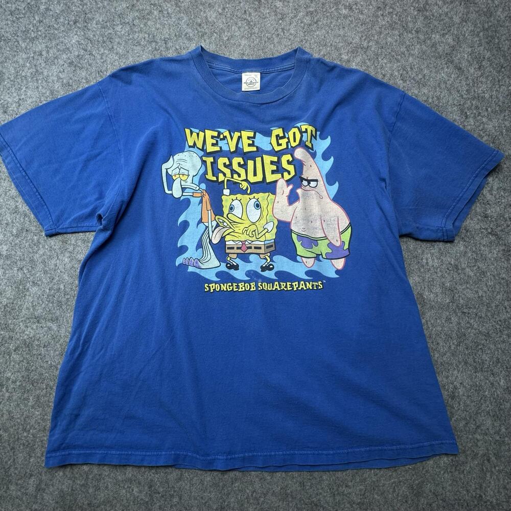 Vintage Delta Shirt Mens XL Blue SpongeBob SquarePants We've Got Issues Tee